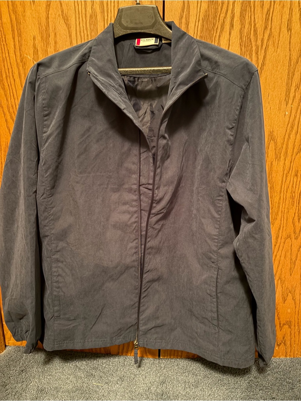 Men's Clique Navy Zip-Front Jacket